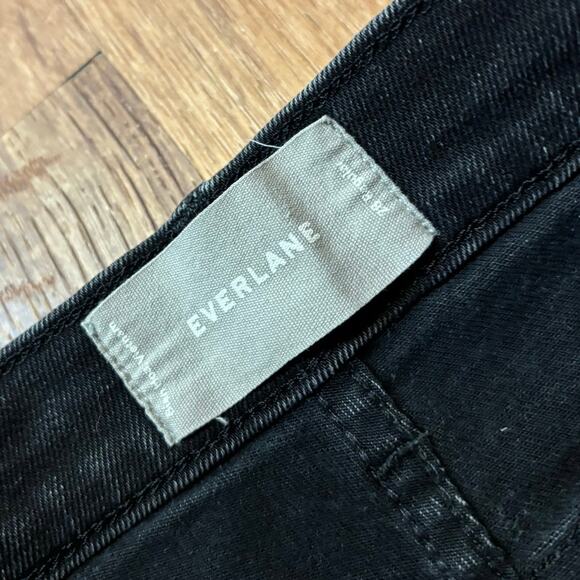 Everlane High Rise Skinny Jeans Black Wash Size 28 Regular - Picture 6 of 6